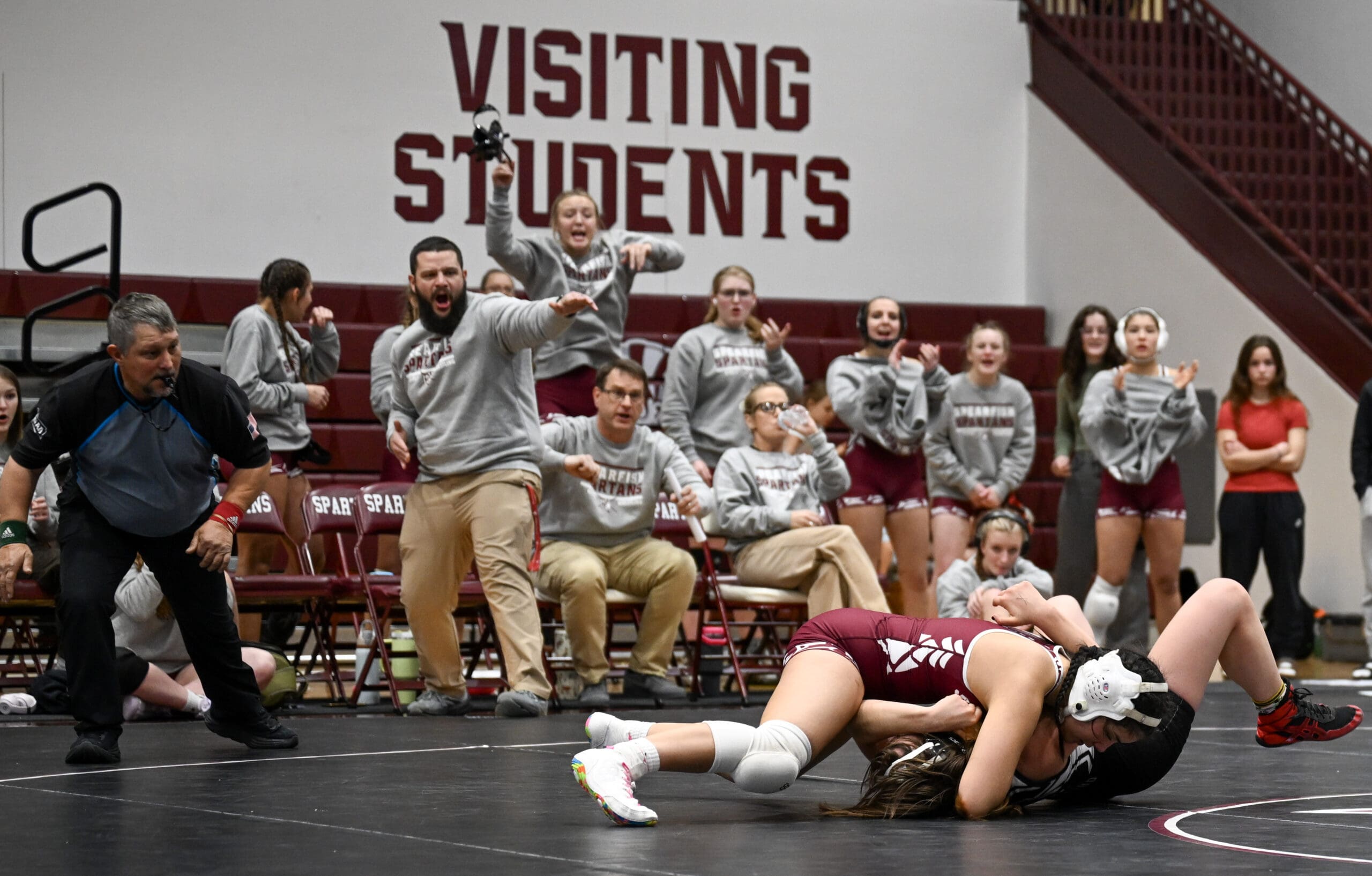 Spartans Girls Wrestling Rolls Past Sturgis; Boys Fall in Season Opener